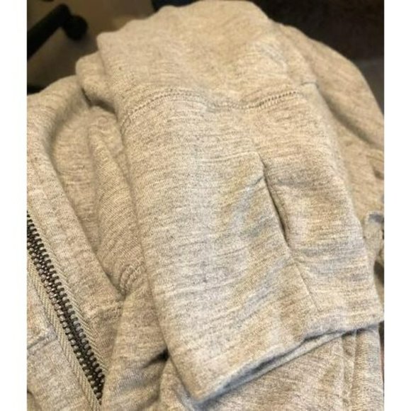 CITY LIGHTS Gray Thumb Hole Hoodie Size XL - Picture 5 of 7